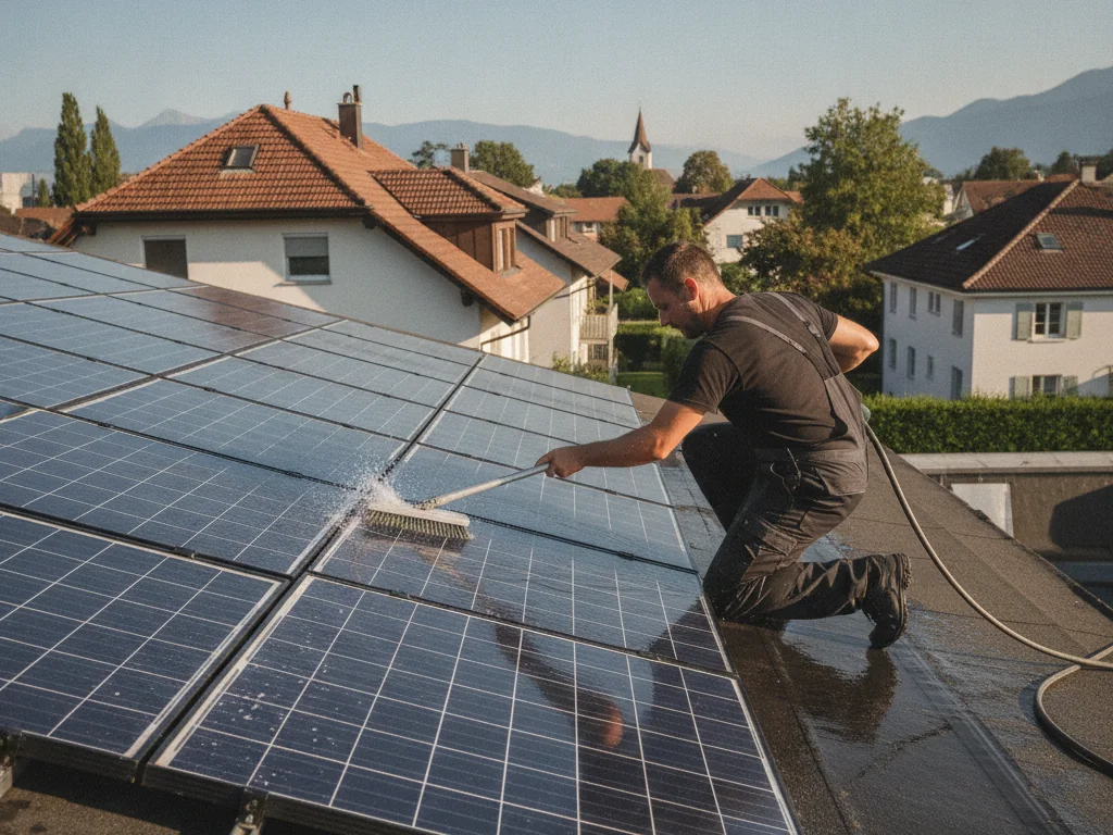 Maintenance & nettoyage de panneaux solaires